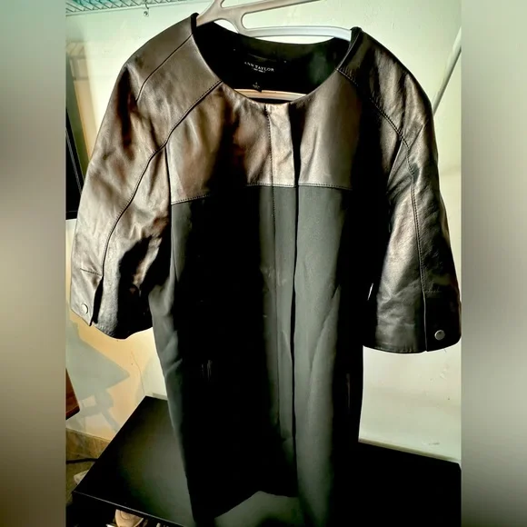 Ann Taylor | Dresses | Ann Taylor Leather Dress | Poshmark